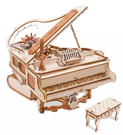 Wooden model of a piano