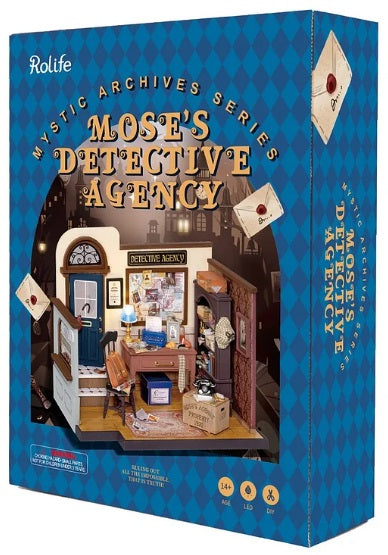 Package for Mose's Detective Agency.