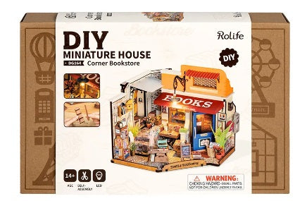 Package for Corner Bookstore Miniature kit.