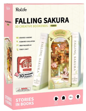 Package for Fally Sakura book nook kit.