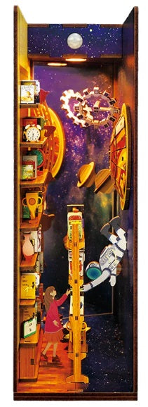 Assembled Interstellar book nook kit.