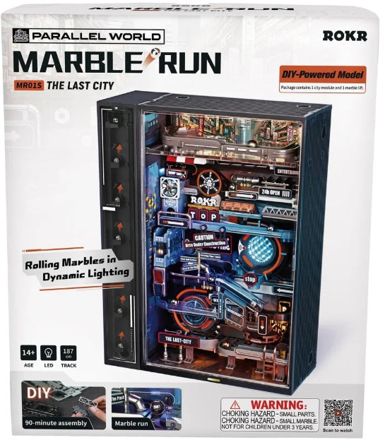 Package for The Last City Marble Run kit.