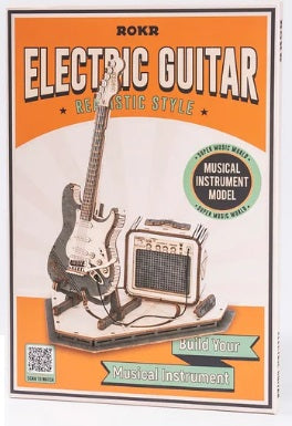 Packaging for wooden model kit of electric guitar