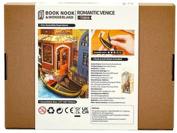 Back of the package a book nook kit.