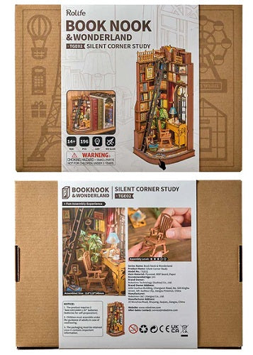 Package for Silent Corner Study Book Nook Kit.