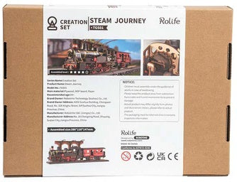 Package for steam Journey wooden 3d model.