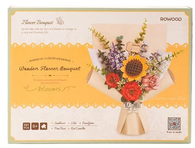 Package for Wooden FLower Bouquet Kit.