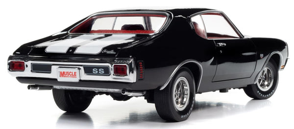 1/18 1970 Chevrolet Chevelle SS Tuxedo Black