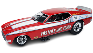 1/18 1972 Ford Mustang NHRA Funny Car Foster's King Cobra