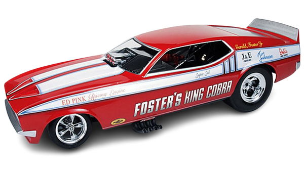 1/18 1972 Ford Mustang NHRA Funny Car Foster's King Cobra