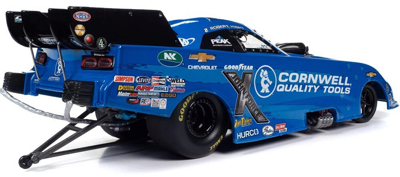 1/24 scale model of 2023 Robert Hight "Cornwell" Funny Car.