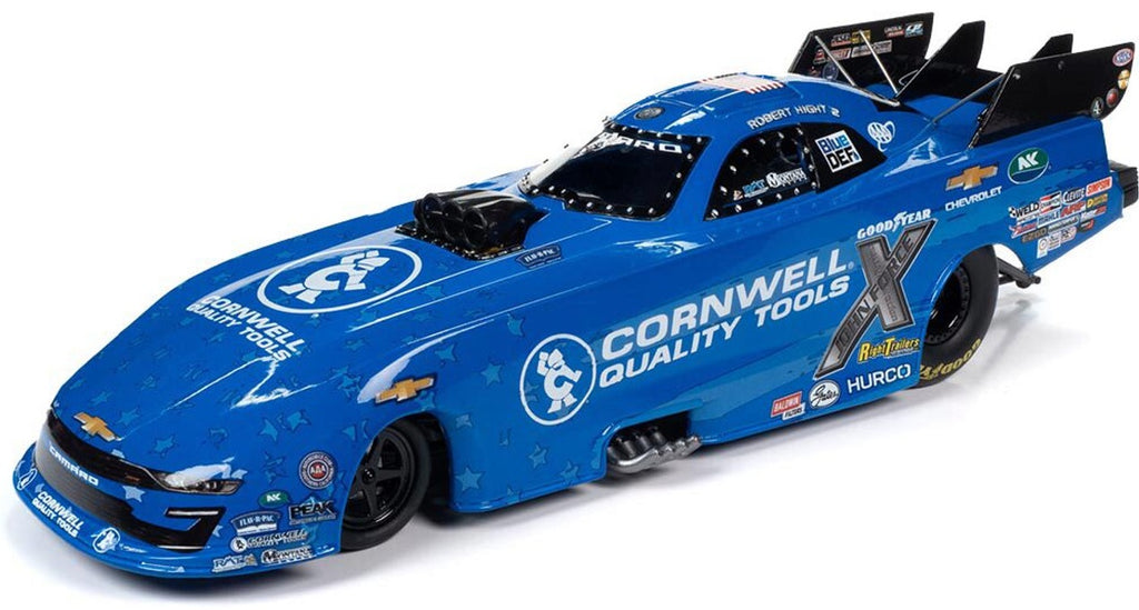 1/24 scale model of 2023 Robert Hight "Cornwell" Funny Car.