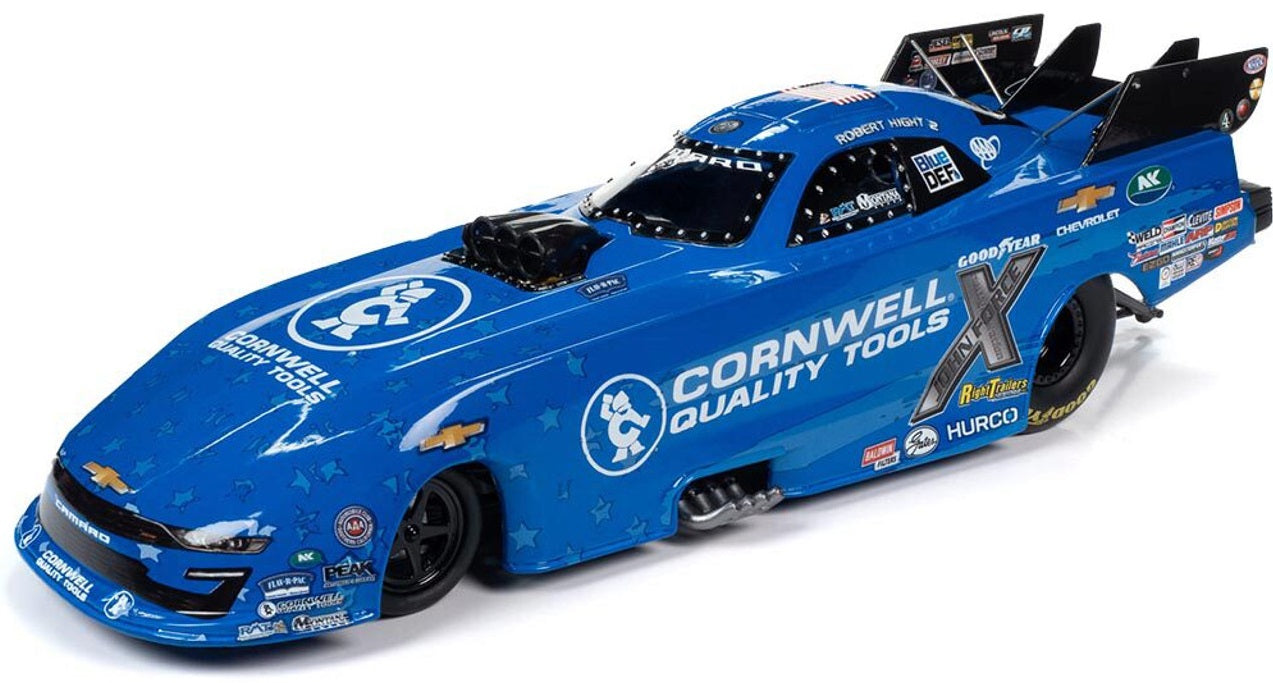 1/24 scale model of 2023 Robert Hight "Cornwell" Funny Car.