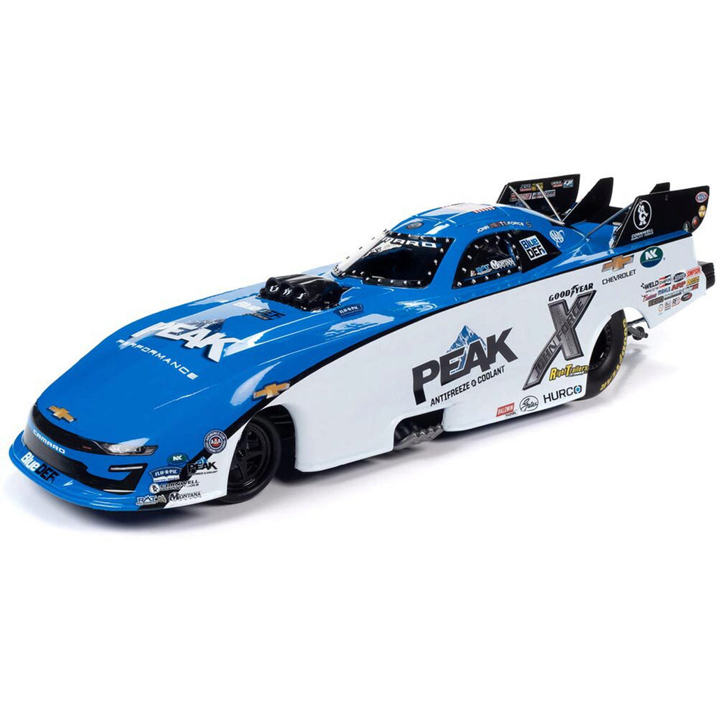 1/24 scale model of 2023 John Force "Peak" Funny Car.