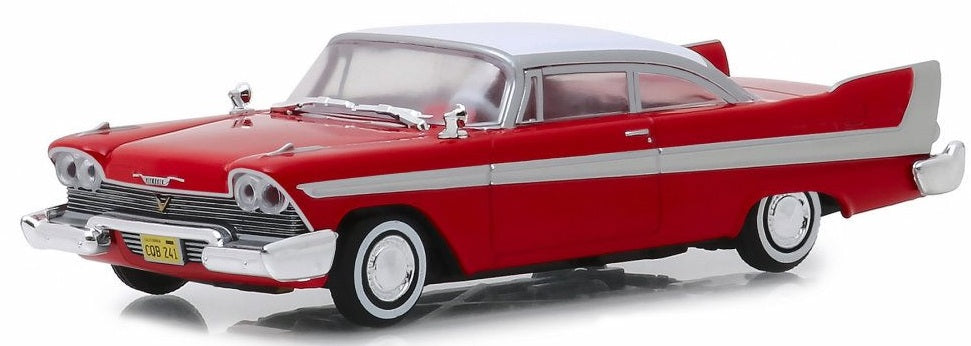 1/43 scale resin model of 1958 Plymouth Fury from the movie Christine.