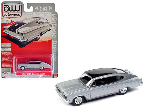 1/64 scale model of AMC Rambler Marlin in package.