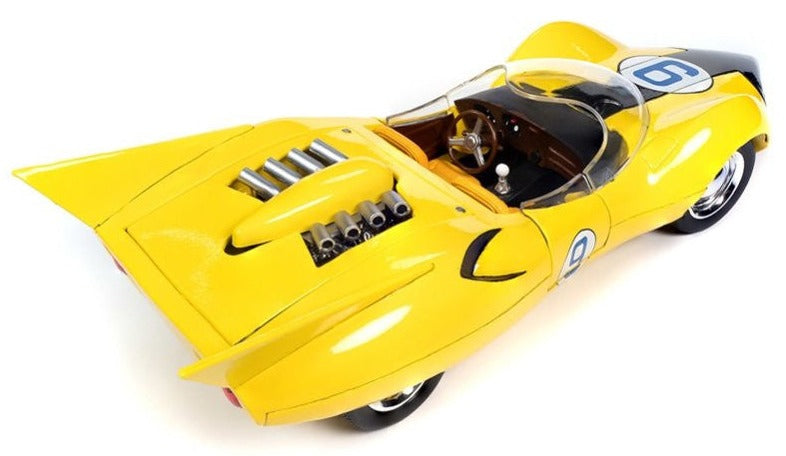 A 1/18 scale diecast model of the Speed Racer Shooting Star