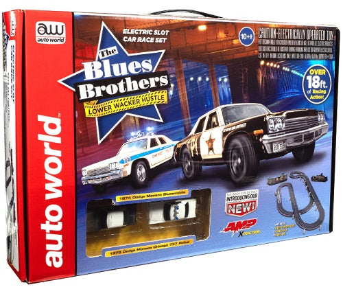 18' Blues Bros Lower Wacker Hustle Slot Car Set