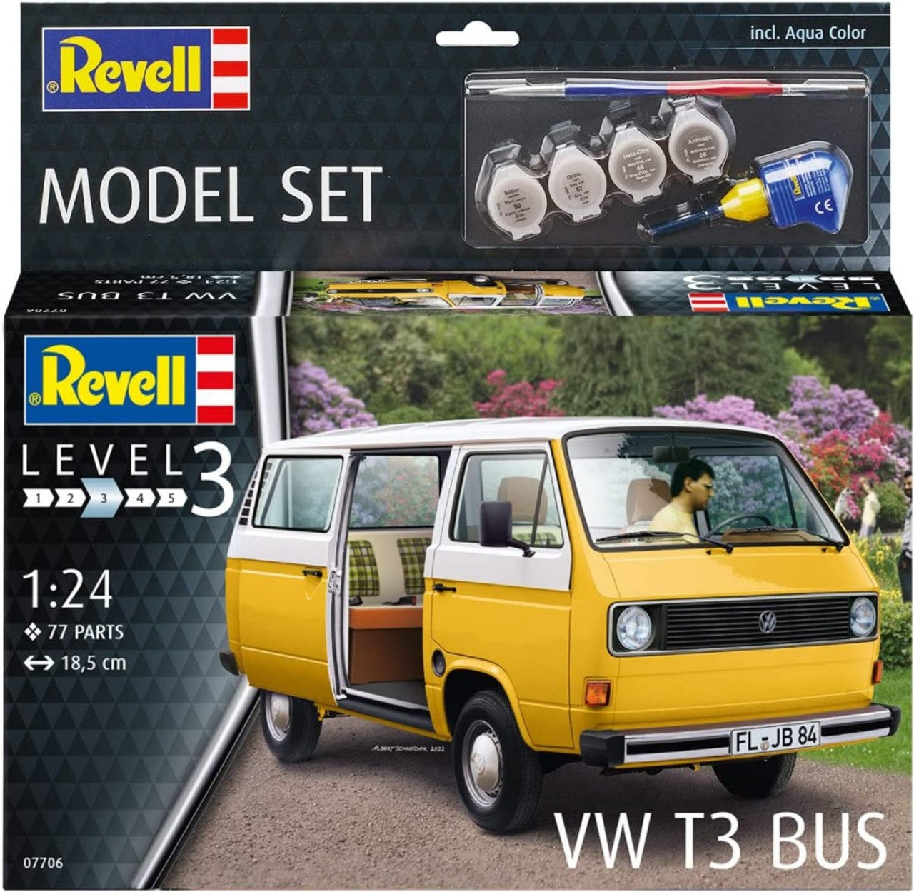 1/24 VW T3 Bus with Paint/Glue