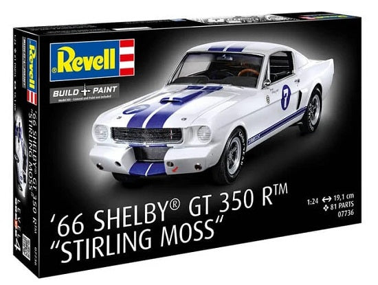 Box for a 1966 Shelby GT 350 R plastic model kit.