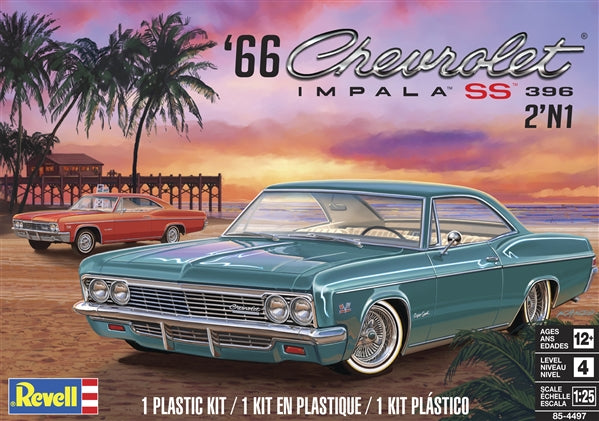 1/25 1966 Chevy Impala SS 396 (2 'n 1)