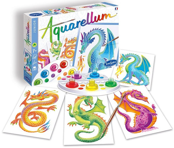 Aquarellum Junior - Dragons Magic Canvas