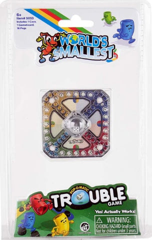 World's Smallest Trouble Game in Package