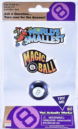 World's Smallest Magic 8 Ball