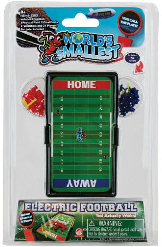 Package showing a football field and mini figures.