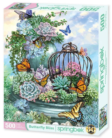 Butterfly Bliss 500pc Puzzle