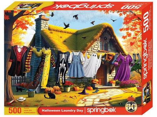 Springbok Halloween Laundry Day Puzzle box.