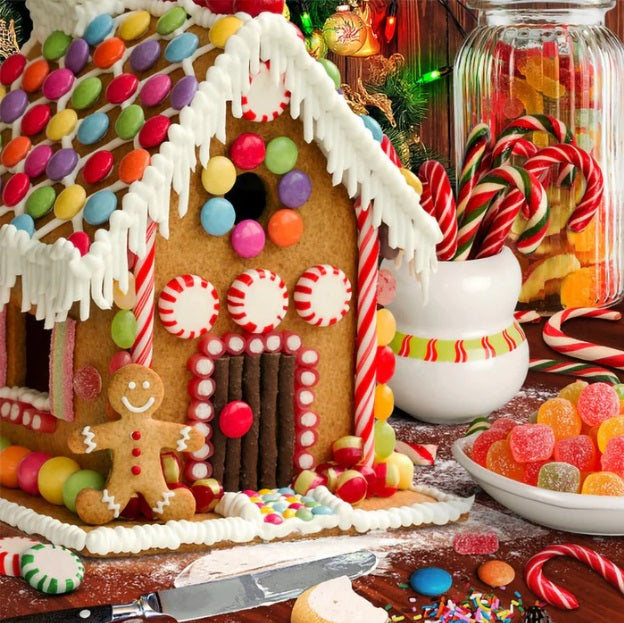 500pc Gingerbread House