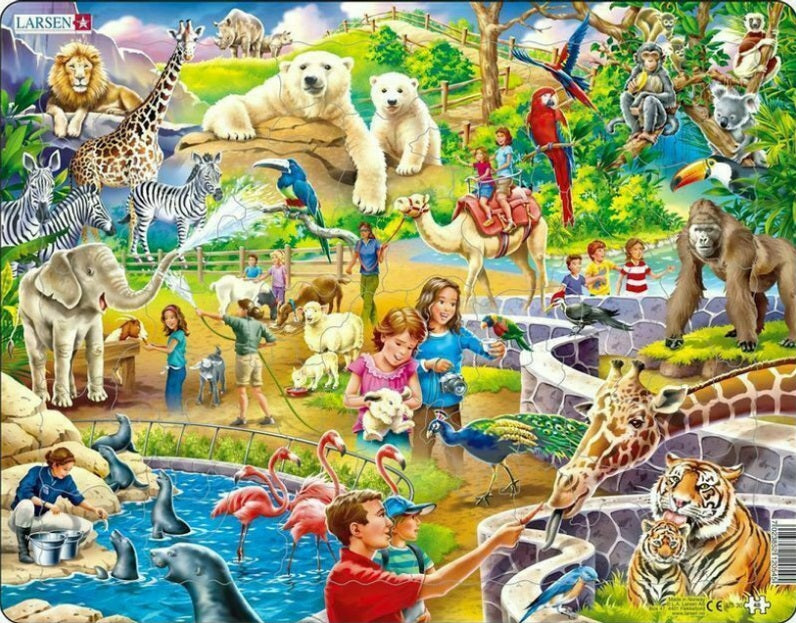 48pc Zoo Animals Puzzle