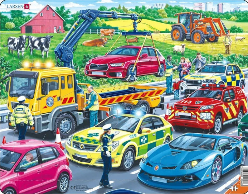 Rescue Vehicles 26pc Puzzle