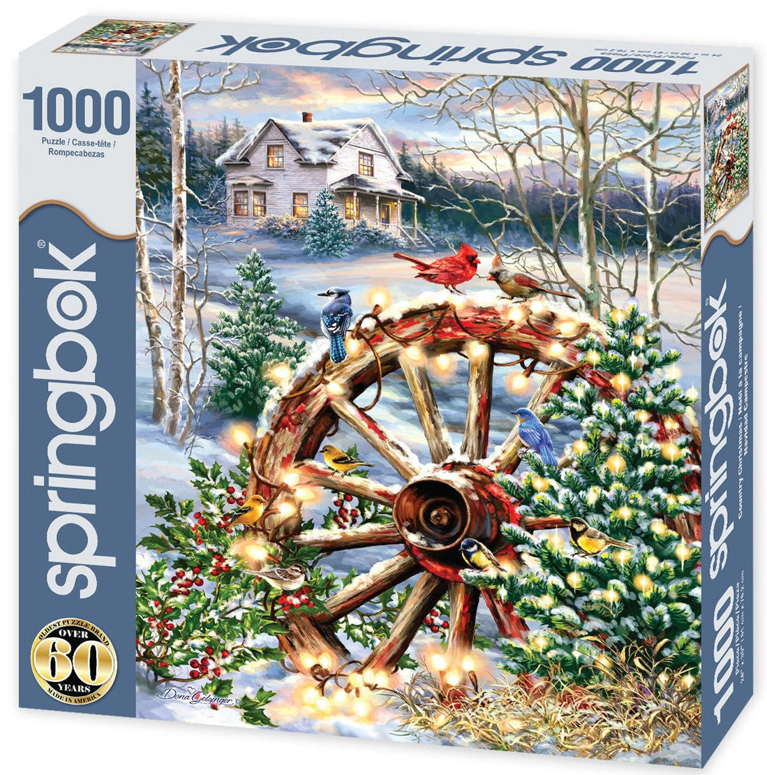 1000pc Country Christmas Puzzl