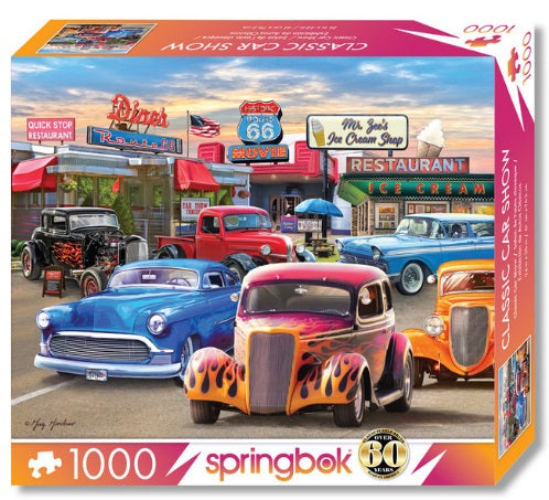 Classic Car Show 1000pc Puzzle