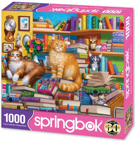 Bookshop Cats 1000pc Puzzle