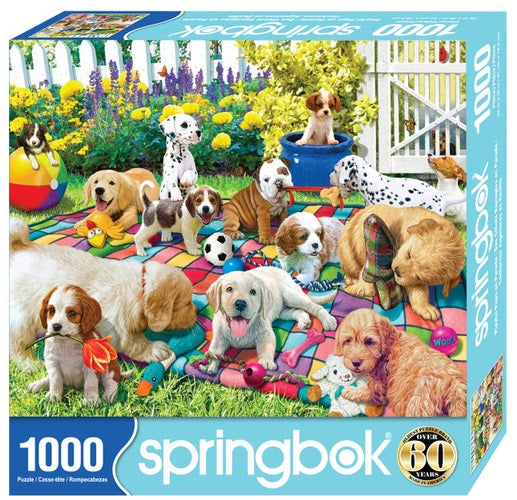 1000pc Playful Pups on Parade