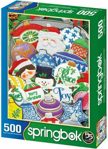 Christmas Ornament Cookies 500pc Puzzle