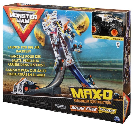 1/64 Monster Jam Max-D Playset