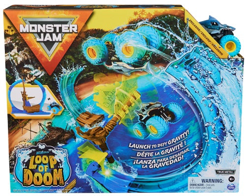 1/64 Monster Jam Megalodon Loop of Doom Playset