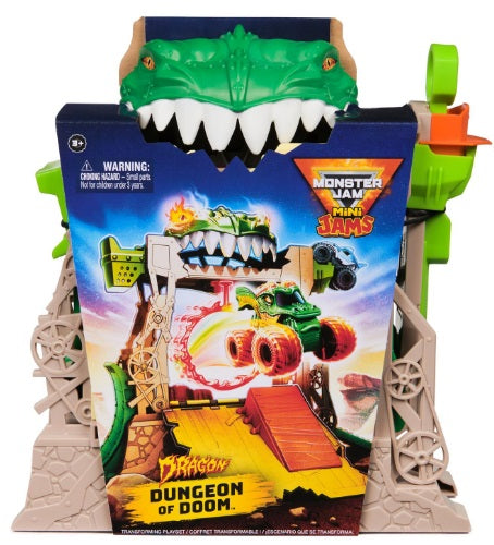 1/64 Monster Jam Dungeon of Doom Minis Playset