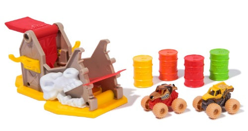 Monster Jam Mini Launchers Earthshaker Boneyard Blasters