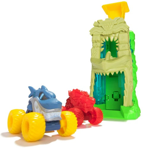 Monster Jam Mini Launcher Megalodon Jungle Blaster