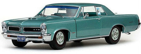 1/18 1965 Pontiac GTO Hard Top Turquoise