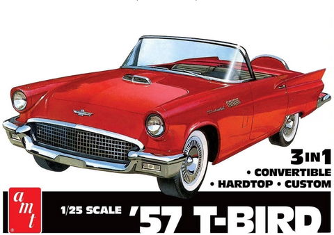 1/25 1957 Ford Thunderbird 3in1