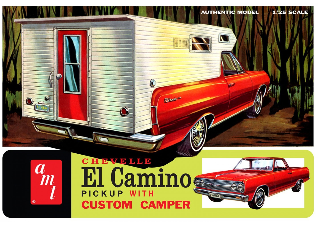 1/25 1965 Chevy Chevelle El Camino with Camper
