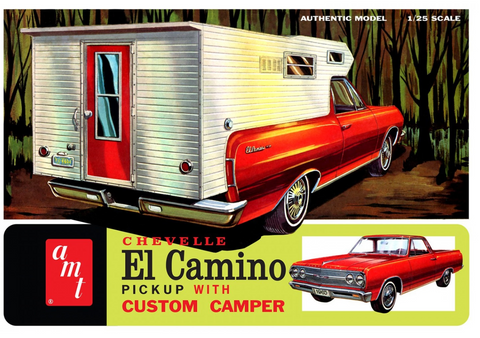 1/25 1965 Chevy Chevelle El Camino Pickup with Custom Camper