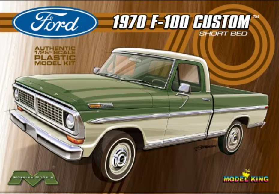 1/25 1970 Ford F-100 Custom Shortbed Pickup