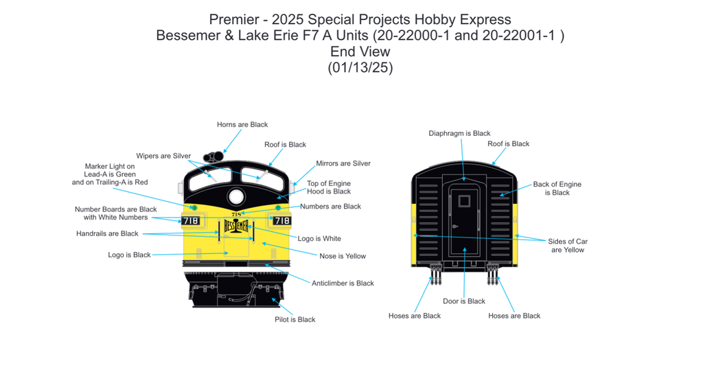 O F7 A&B B&LE #718 Hobby Express Exclusive PRE-ORDER